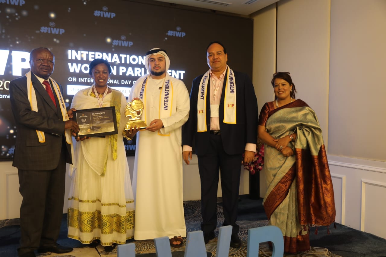 Sr. Fetlework Metku Kasa Honored at IWP Dubai 2025 for Transformative Leadership in Youth and Women Empowerment
